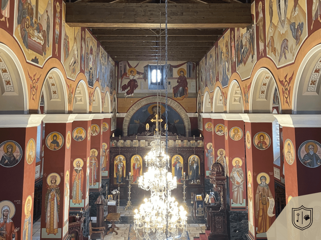 εσωτερικό ναού στην δυτική Μακεδονία