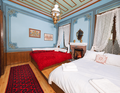 Traditional room with ntousekia